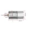 JGA25-310 Electronic Starter Gearbox Electronic Starter Gearbox Reversible Gear Package A 6v 8rpm view 2