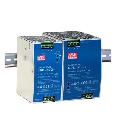 NDR-240-48 75W 120W 240W Industrial 12v 24v 48v 5a 10a Din Rail Slim Power Supply with PFC(48V,NDR-75W)