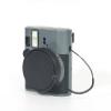 Leather Lens Cover AntiLoss Strap Secure Adhesive Backing Durability Lightweight For Camera Caps Accessories Cover Antiloss Strap view 4