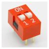 BHUPWZE 35PCS/LOT Dip Switch Kit in Box 1 2 3 4 5 6 8 Way .54mm Toggle Red Snap Switches Each 5PCS Combination / view 2
