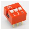 BHUPWZE 35PCS/LOT Dip Switch Kit in Box 1 2 3 4 5 6 8 Way .54mm Toggle Red Snap Switches Each 5PCS Combination / view 3