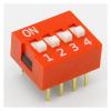 BHUPWZE 35PCS/LOT Dip Switch Kit in Box 1 2 3 4 5 6 8 Way .54mm Toggle Red Snap Switches Each 5PCS Combination / view 4