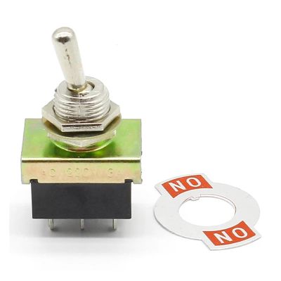 BHUPWZE 5pcs KN3-3 Toggle Switch with Rocker ON - ON Six Feet