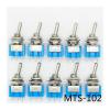 BHUPWZE 10pc/LOT MTS-102 3-Pin SPDT ON-ON 6A 125VAC Miniature Toggle Switches view 2