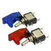 BHUPWZE 4pcs Red 12V 20A Racing Car Truck Boat Cover Push Button Rocker Toggle Switch Control(Red) view 2