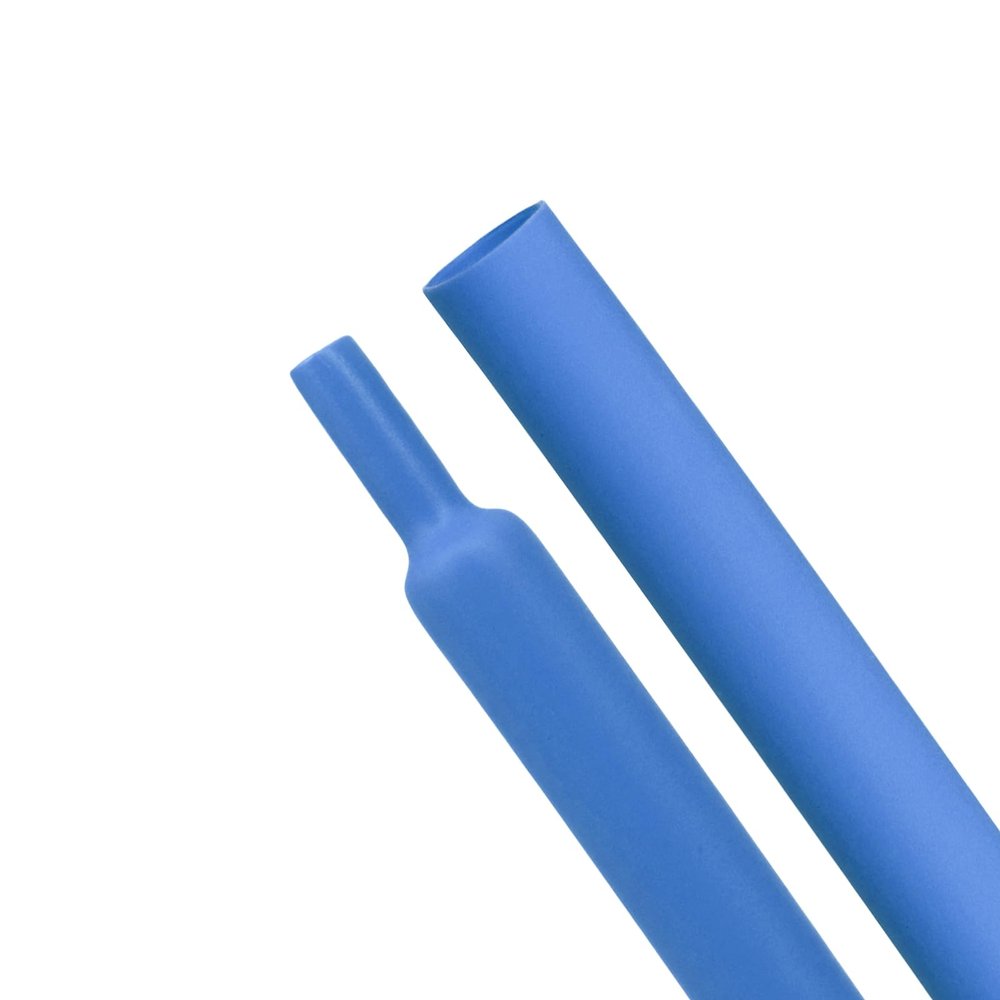4:1 Ratio Heat Shrink Tubing, 10ft Heat Shrink Tube for Wires, Waterproof Dual Wall Industrial Heat-Shrink Tubing with Adhesive (Blue, 12mm(1/2"))