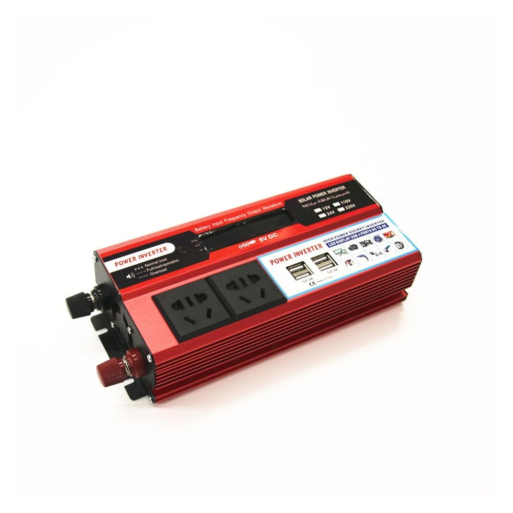 1500W car Inverter 12V to 220V Dual Socket Power Inverter(24V 110V)