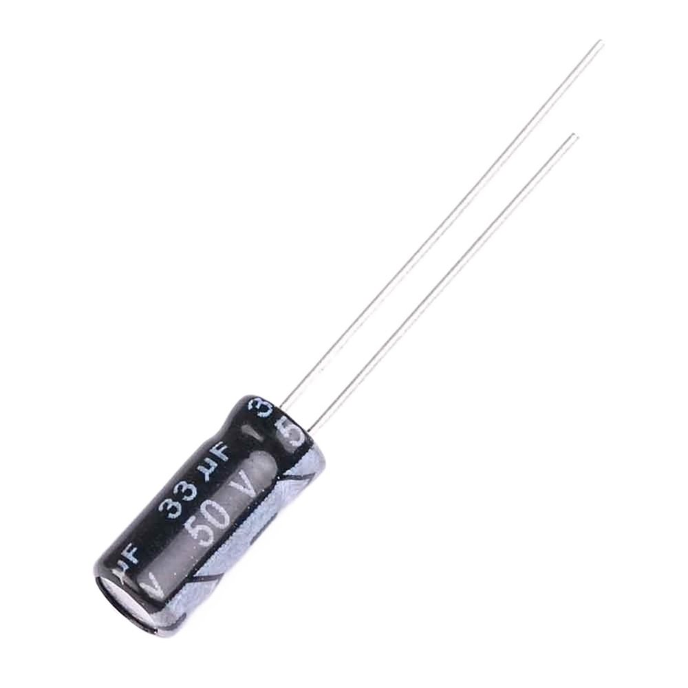 1000PCS 50V 33UF 5 * 11 5X11MM 33UF DIP Aluminum Electrolytic Capacitors