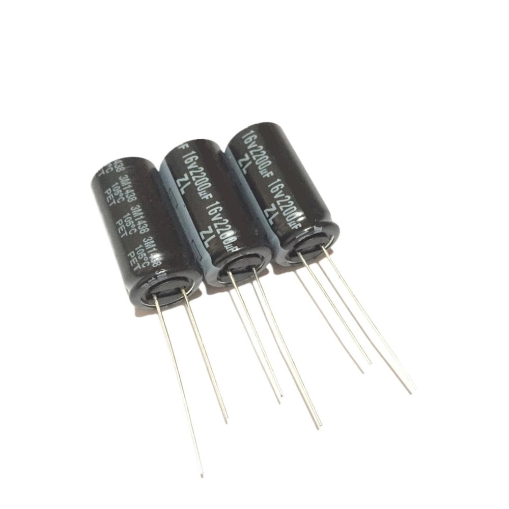 100PCS 16V2200UF ZL 12.5X25 Aluminum Electrolytic Capacitors Low Impedance