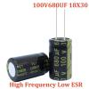 5Pcs 100V680UF 18X30 Aluminum Electrolytic Capacitor High Frequency Low view 2