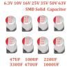 10PCS 6.3V 10V 16V 25V 35V 50V 63V SMD Solid Electrolytic Capacitor 47UF 100UF 220UF 330UF 470UF 1000UF(16V220UF 6.3X7.7) view 2