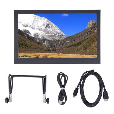 13.3 Inch Portable Touchscreen Monitor, 2560x1440 QHD Display, Multiple Interfaces Including USB C and HD Multimedia - Clear Visuals, Wall - Mountable Holder, Ideal for Gaming an