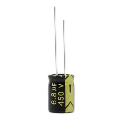 10Pcs 450V6.8UF 10X13 Aluminum Electrolytic Capacitor High Frequency Low