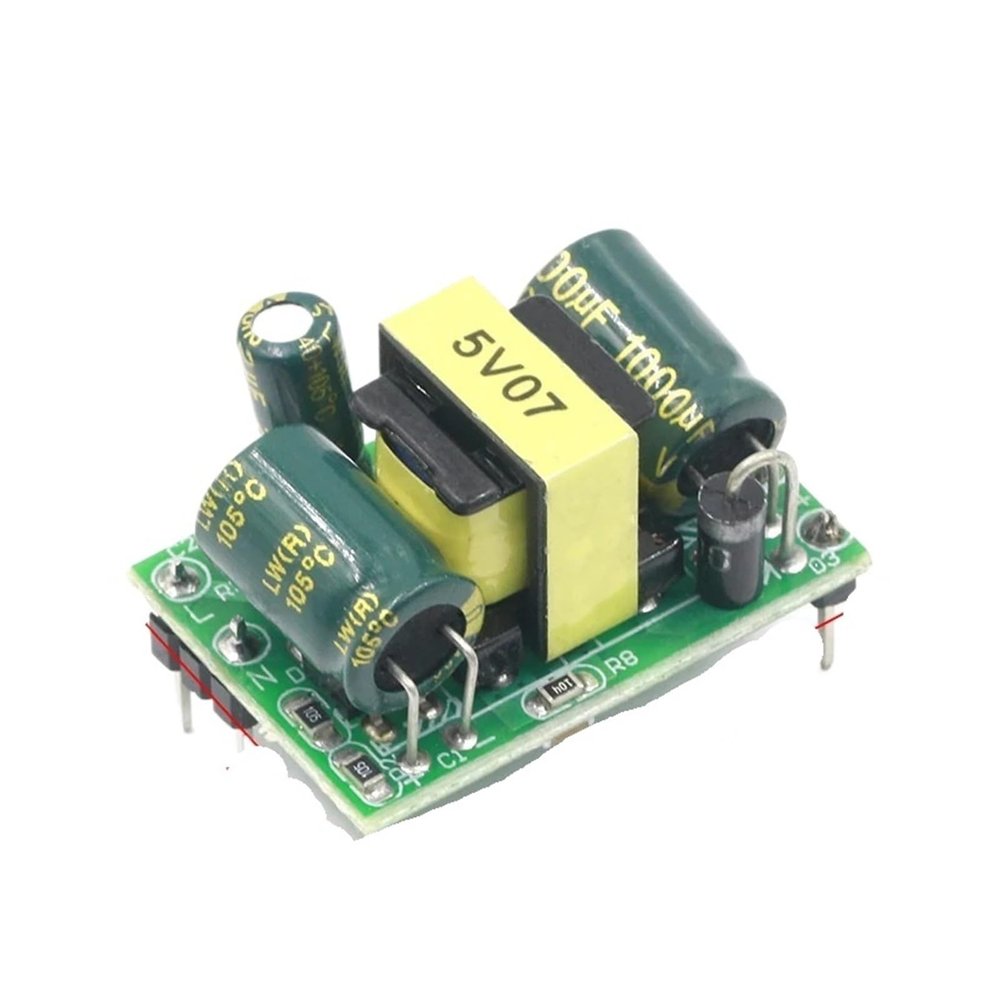 AC-DC 5V 700mA 12V 300mA 3.5W Isolated Switch Power Supply Module Buck Converter Step Down Module 220V Turn 5V/12V(Green Jade)