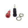 10Pcs 2mm Copper Binding Post Banana Jack Socket Panel Mount for Safety Protection Test Probe Connector(Black) view 1