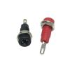 10Pcs 2mm Copper Binding Post Banana Jack Socket Panel Mount for Safety Protection Test Probe Connector(Black) view 2