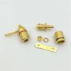 10Pcs Amplifier Speaker Terminal Binding Post Banana Audio Jack 4mm Connector 25 * 11mm Gold Plated(Red) view 3