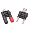 10pcs BNC to Two Dual 4mm Banana Socket Binding Post Male Female Jack Connector RF Adapter Terminal(Male-02) view 3