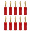 10PCS 4mm Speaker Banana Horn Speakers Banana Connector(10 Red) view 2
