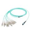 1PCS 10G Multimode 12-Core MPO to 12SC OM3 Fiber Extension Cable 1M/3M/5M/10M/15M/20M Fiber Optic Patch Cord(1M) view 1