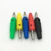 100Pcs 5 Color 4MM Nickel Plated Banana for Probes Binding Post Connector(Black) view 4
