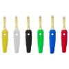 10/50/100Pcs 4MM Banana Audio Speaker Connectors Amplifier Binding Post Jack Gold Plated(10 Green) view 1