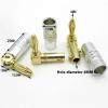 10PCS 4mm Gold-Plated Right Angle 90 Degree Banana Video Speaker Adapter Audio Banana Connectors(10 Red) view 3