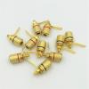 10Pcs Amplifier Speaker Terminal Binding Post Banana Audio Jack 4mm Connector 25 * 11mm Gold Plated(5Black 5Red) view 4