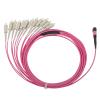 1PCS 10G Multimode 12-Core MPO to 12SC OM4 Fiber Extension Cable 1M/3M/5M/10M/15M/20M Fiber Optic Patch Cord(1M) view 1