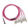 1PCS 10G Multimode 12-Core MPO to 12SC OM4 Fiber Extension Cable 1M/3M/5M/10M/15M/20M Fiber Optic Patch Cord(1M) view 4