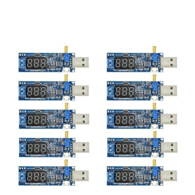 1-10PCS Boost Buck Converter USB Step UP/Down Power Supply Module DC-DC 5V to 3.3V / 12V Adjustable Output DC 1.2V-24V(10PCS Micro)