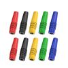 10PCS 4mm Banana Female Insulated Jack Solder Connector Welded Type 24A for 2.5-4mm Wire(Red Black 10PCS) view 1