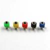 10pcs 4mm Banana Binding Post 4mm Banana Socket 5color Adapter Red Green Yellow Black Blue(Blue) view 2