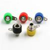 10pcs 4mm Banana Binding Post 4mm Banana Socket 5color Adapter Red Green Yellow Black Blue(Blue) view 3