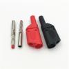 10Pcs 4mm Seal Insulated Protection Banana Connector Adapter 5 Color(Red) view 2