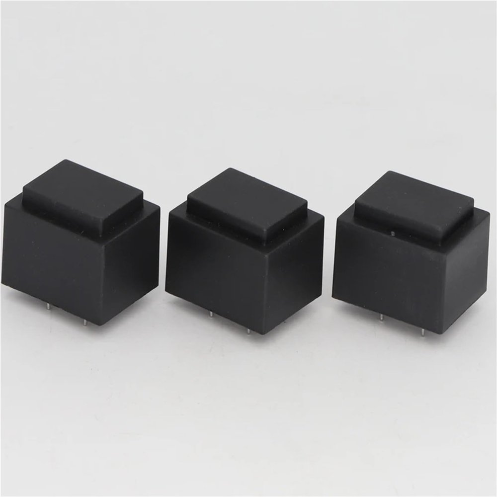 0.5W 0.5VA AC 220V Copper Sealed Type Board 4 Pins Single Phase Isolation Power Transformer 2Pcs(2Pieces 6V)