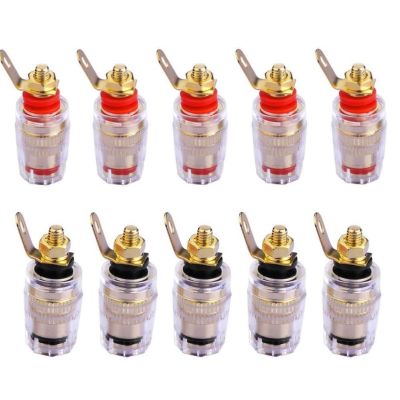 20-100pcs 4MM Binding Post Connector Audio Cable Terminals, Binding Post(50pcs)