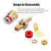 20-100pcs 4MM Binding Post Connector Audio Cable Terminals, Binding Post(50pcs) view 3