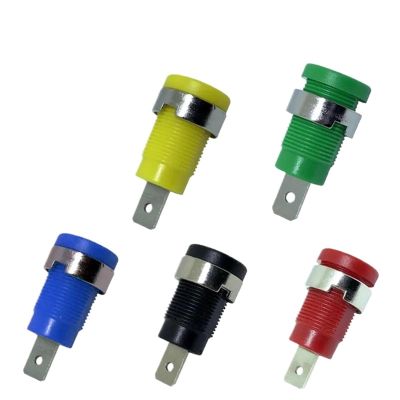 100PCS Binding Post Banana Jack for 4mm(Yellow)