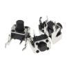 BHUPWZE Momentary Tactile Tact Push Button Switch Right Angle Horizontal Holder with Stent 6 * 6 * 4.3/5/6/7/8/9/10/11/12/mm 6x6(6x6x7mm,20PCS) view 2