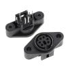 BHUPWZE MDC/S Terminal Socket DIN Jack Connector PS2 6Pin 6P with Fixed Hole Mouse Keyboard(3PCS) view 1