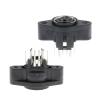 BHUPWZE MDC/S Terminal Socket DIN Jack Connector PS2 6Pin 6P with Fixed Hole Mouse Keyboard(3PCS) view 2