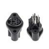 BHUPWZE MDC/S Terminal Socket DIN Jack Connector PS2 6Pin 6P with Fixed Hole Mouse Keyboard(3PCS) view 4