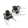 BHUPWZE Momentary Tactile Tact Push Button Switch Right Angle Horizontal Holder with Stent 6 * 6 * 4.3/5/6/7/8/9/10/11/12/mm 6x6(6x6x10mm,20PCS) view 3