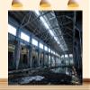 10X5ft Fabric Industrial Warehouse Photography Backdrop, Abandoned Factory Interior, Large Format Studio Props, Urban Decay Theme, Professional Photo Background view 1