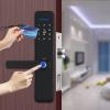AOWINHIT Smart Fingerprint WIFI Door Lock Electronic Handle Backlit Touch Panel for Tuya Home Security System view 2
