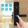 AOWINHIT Smart Fingerprint WIFI Door Lock Electronic Handle Backlit Touch Panel for Tuya Home Security System view 3