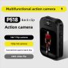 Acouto Multifunctional Sports Camera, MP3 MP4 Player and HD Action Cam with Back Clamp, Loop Recording, Ideal for Outdoor Activities, Versatile for Cycling Running Travel, 1080P view 3