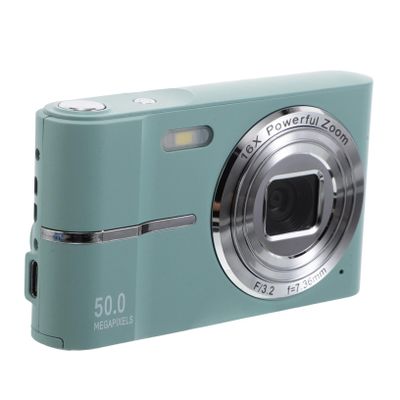 CONGARTENO Portable Digital Camera for Teens Adults Compact Cute Vlogging Camera with Zoom Beginner Friendly for Family Trips and Creative Photography