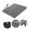 BRIGHTFUFU Portable USB External DVD CD Drive Burner with Anti-Slip Pad Silent Thin Lightweight Rewriter for Laptop Desktop Notebook One Multi-Function Optical Disc Writer and Reader view 4